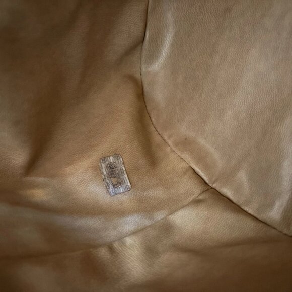 Authentic CHANEL Triple CC Caviar leather brown camel bucket back with pouch - Picture 10 of 14